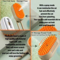 Pet Steam Spray Brush & Deshedder