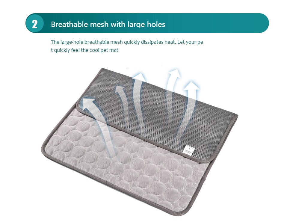 Extra Large Summer Pet Cooling Mat & Ice Blanket