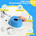 Slow Feeder Dog Bowl & Lick Mat Combo