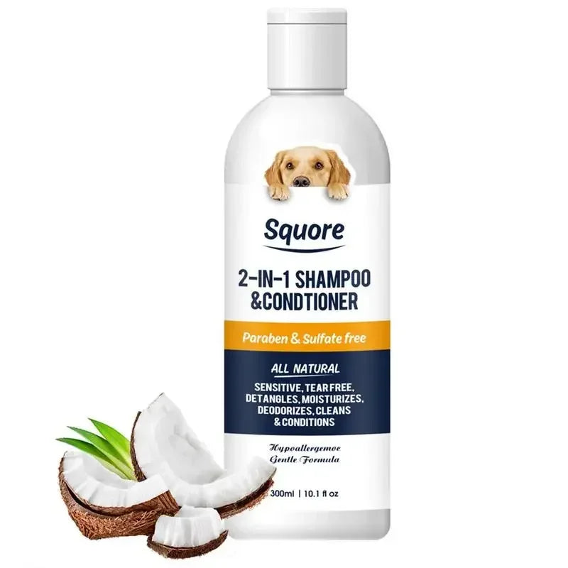2-in-1 Natural Pet Shampoo & Conditioner for Sensitive Skin