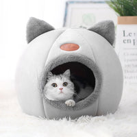 Anti-Anxiety Winter Igloo Cave Bed for Pets