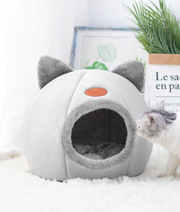 Anti-Anxiety Winter Igloo Cave Bed for Pets