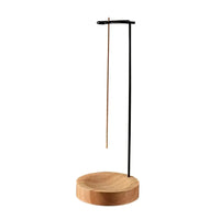 Wooden Upside-Down Incense Burner & Ash Tray