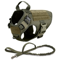 Heavy-Duty Tactical Pet Harness & Leash Set