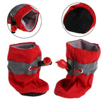 Water-Resistant Outdoor Dog Rain Boots (4 Pack)