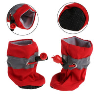 Water-Resistant Outdoor Dog Rain Boots (4 Pack)