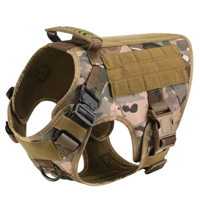 Heavy-Duty Tactical Pet Harness & Leash Set