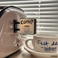 Mini LED Lightbox Fridge Magnet – Japanese Café Style