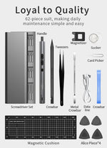 Rechargeable Electric Screwdriver Set for Phone & Watch Repair