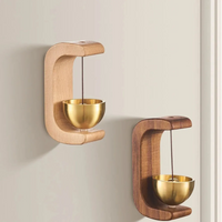 Wooden Wind Chime Wireless Doorbell – Entrance Decor