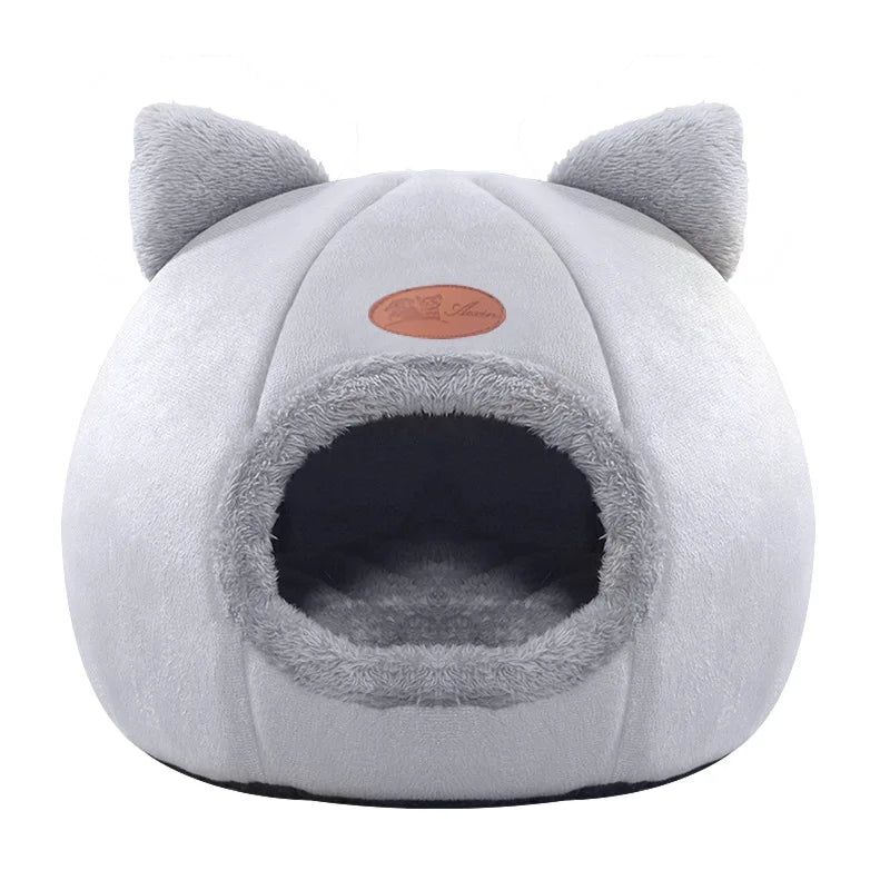 Anti-Anxiety Winter Igloo Cave Bed for Pets