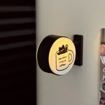 Mini LED Lightbox Fridge Magnet – Japanese Café Style
