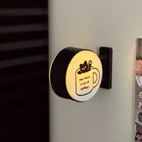Mini LED Lightbox Fridge Magnet – Japanese Café Style