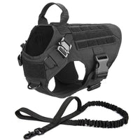 Heavy-Duty Tactical Pet Harness & Leash Set