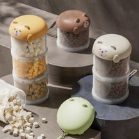 Airtight Stackable Dog Treat Jar – Portable Food Container