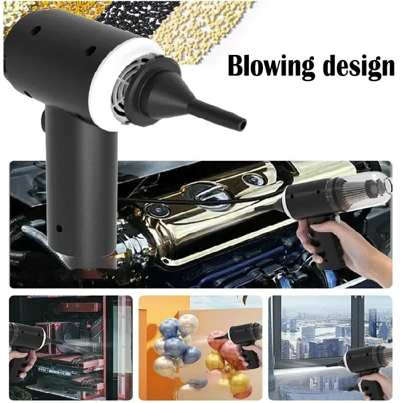 Wireless Car Vacuum – Portable Wet & Dry Cleaner