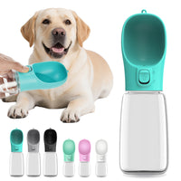 Portable Pet Water Bottle – Leak-Proof Travel Bowl (550ml)