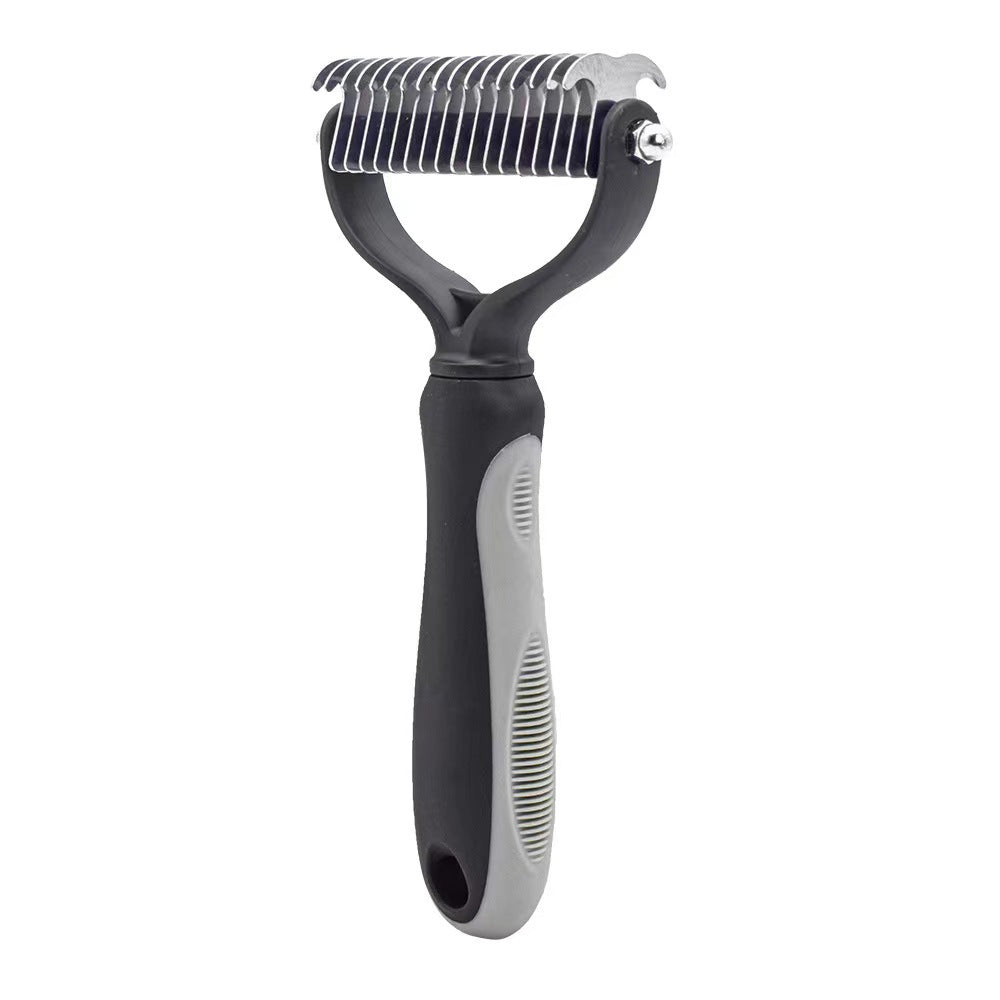Professional Pet Deshedding Brush & Undercoat Rake