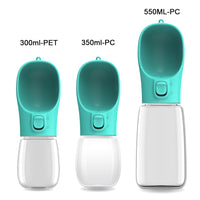 Portable Pet Water Bottle – Leak-Proof Travel Bowl (550ml)