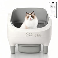 Smart Open-Top Self-Cleaning Cat Litter Box