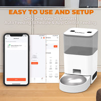 Smart App-Controlled Automatic Pet Feeder (4L)