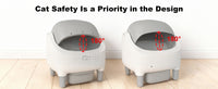 Smart Open-Top Self-Cleaning Cat Litter Box