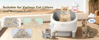 Smart Open-Top Self-Cleaning Cat Litter Box