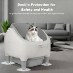 Smart Open-Top Self-Cleaning Cat Litter Box