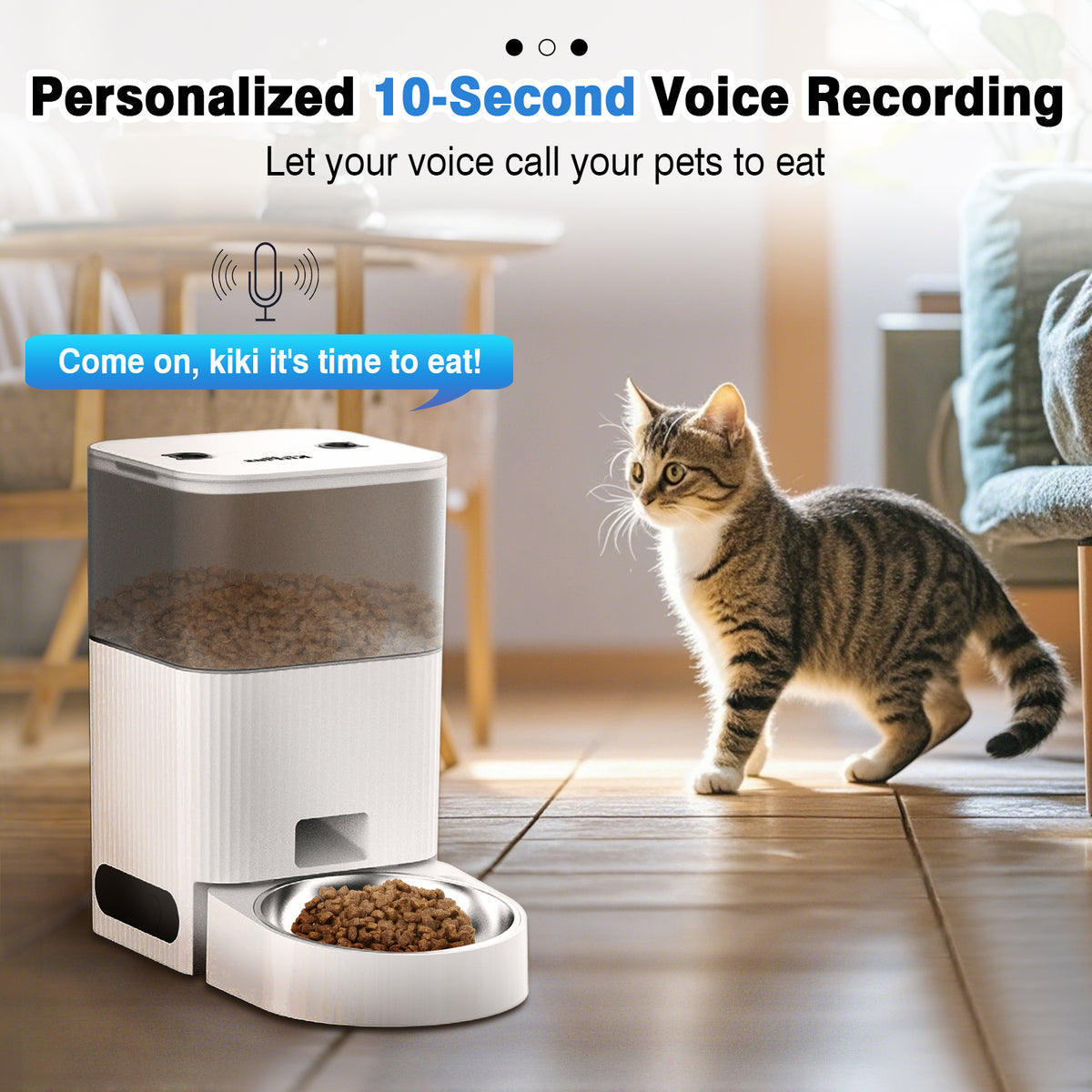 Smart App-Controlled Automatic Pet Feeder (4L)