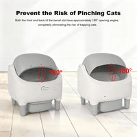 Smart Open-Top Self-Cleaning Cat Litter Box