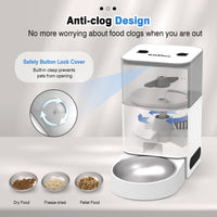 Smart App-Controlled Automatic Pet Feeder (4L)