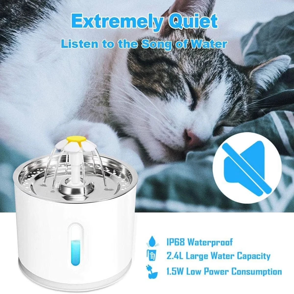Automatic Cat & Dog Water Fountain